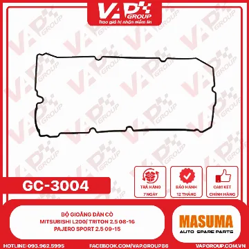 Bộ Gioăng Dàn Cò Mitsubishi L200/ Triton 2.5 08-16, Pajero Sport 2.5 09-15