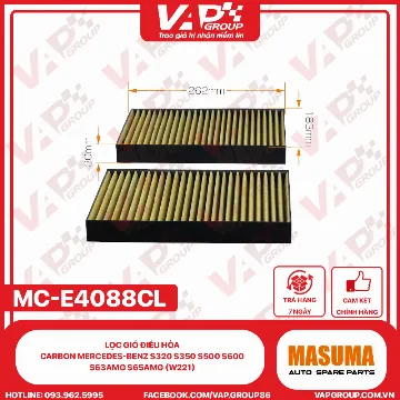 Lọc Gió Điều Hòa CARBON Mercedes-Benz S320 S350 S500 S600 S63Amg S65Amg (W221)