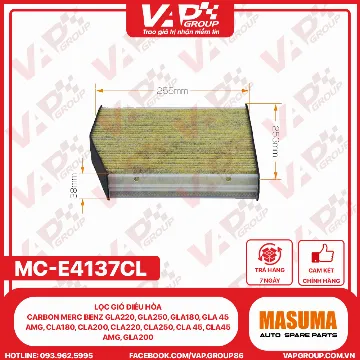 Lọc Gió Điều Hòa CARBON Merc Benz Gla220, Gla250, Gla180, Gla 45 Amg, Cla180, Cla200, Cla220, Cla250, Cla 45, Cla45 Amg, Gla200