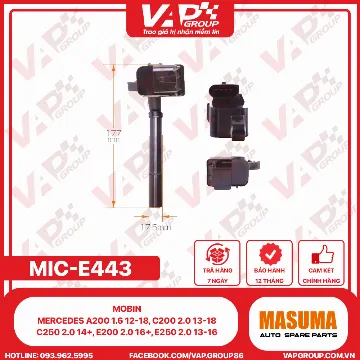 Mobin Mercedes A200 1.6 12-18, C200 2.0 13-18, C250 2.0 14+, E200 2.0 16+, E250 2.0 13-16