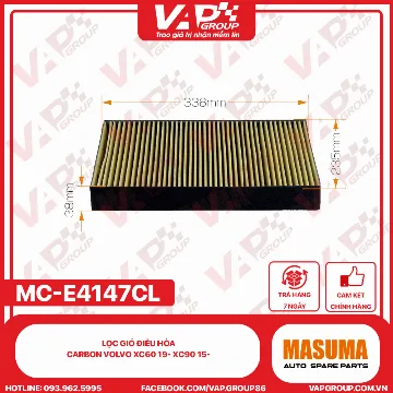 Lọc Gió Điều Hòa CARBON Volvo Xc60 19- Xc90 15-