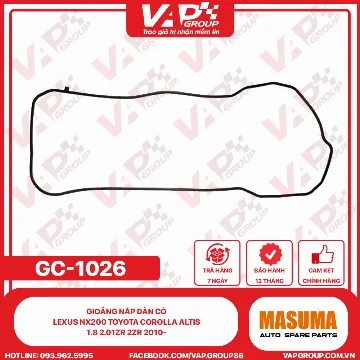 Gioăng Nắp Dàn Cò Lexus Nx200 Toyota Corolla Altis 1.8 2.01Zr 2Zr 2010-