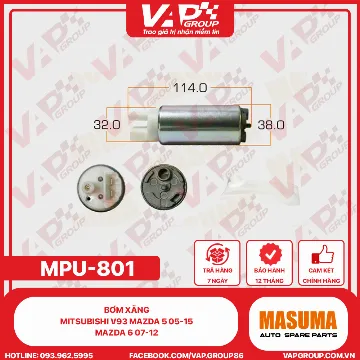 Bơm Xăng MITSUBISHI V93 Mazda 5 05-15 Mazda 6 07-12