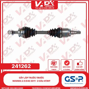 GSP Cây Láp Trước Trước Navara 2.5 D40 2011- 2 CẦU AT/MT