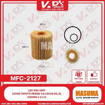 Lọc Dầu Giấy Lexus Toyota Prado 4.0 Lexus Gs, Is, Crown 2.5 2.0
