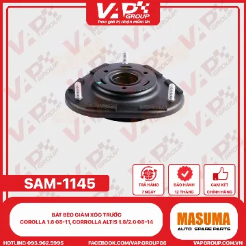 Bát Bèo Giảm Xóc Trước Corolla 1.6 08-11, Corrolla Altis 1.8/2.0 08-14