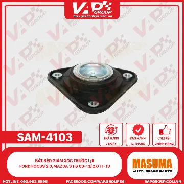 Bát Bèo Giảm Xóc Trước L/R Ford Focus 2.0, Mazda 3 1.6 03-13/ 2.0 11-13