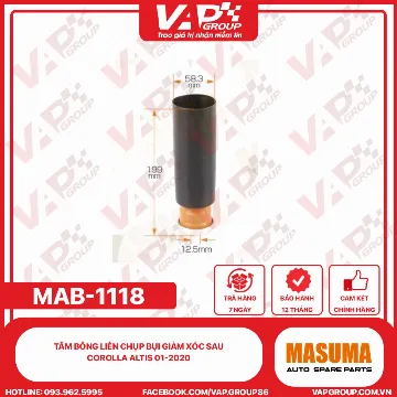TĂM BÔNG LIỀN Chụp Bụi Giảm Xóc Sau Corolla ALTIS 01-2020