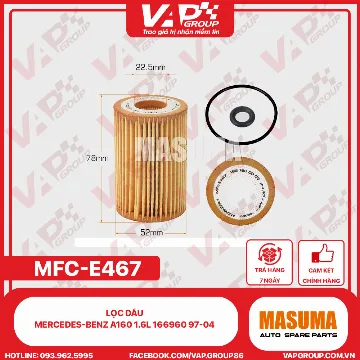 Lọc Dầu Mercedes-Benz A160 1.6L 166960 97-04