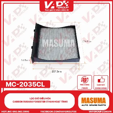 Lọc Gió Điều Hòa CARBON Subaru Forester (Than Hoạt Tính)