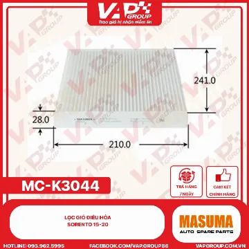 Lọc Gió Điều Hòa Kia Sorento 2015-2020