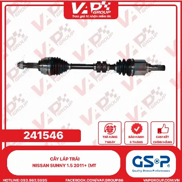 GSP Cây Láp Trái Nissan Sunny 1.5 2011+ (MT)