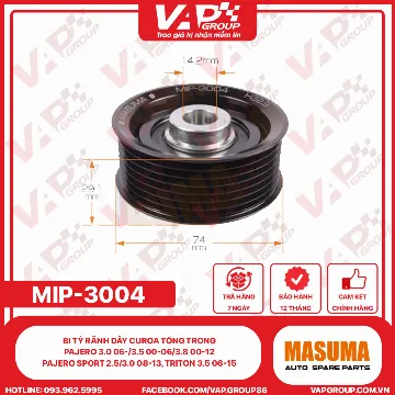 BI TỲ RÃNH DÂY CUROA TỔNG TRONG PAJERO 3.0 06-/3.5 00-06/3.8 00-12, PAJERO SPORT 2.5/3.0 08-13, TRITON 3.5 06-15
