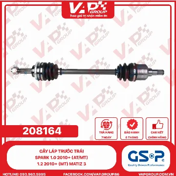 GSP Cây Láp Trước Trái Spark 1.0 2010+ (At/Mt) 1.2 2010+ (Mt) MATIZ 3