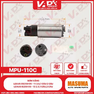 Bơm Xăng Lexus Gs350 05 - 11 3.5,1 Cầu 2 Cầu Lexus Is250 05 - 13 2.5,1 Cầu,2 Cầu