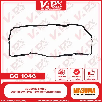 Bộ gioăng Dàn Cò Bugi Innova Hiace Hilux Fortuner 1Tr 2Tr