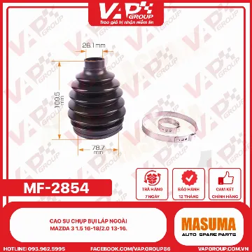 CAO SU CHỤP BỤI láp NGOÀI Mazda 3 1.5 16-18/2.0 13-16.