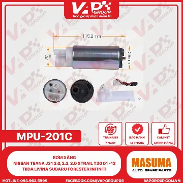 Bơm Xăng Nissan TEANA J31 2.0, 2.3, 3.0 XTrail T30 01 -12 TIIDA LIVINA SUBARU Forester INFINITI