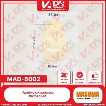 Tăm Bông Giảm Xóc Sau Crv 2.4 01-06