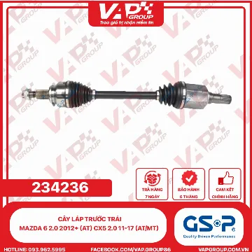 GSP Cây Láp Trước Trái Mazda 6 2.0 2012+ (At) Cx5 2.0 11-17 (At/Mt)