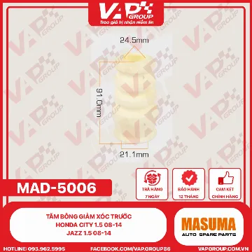 Tăm Bông Giảm Xóc Trước Honda City 1.5 08-14, Jazz 1.5 08-14