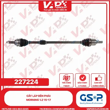 GSP cây láp bên phải Morning 1.2 15-17