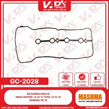 Bộ Gioăng Dàn Cò Nissa Sentra 1.6 14-17, Tiida 1.6 15-16, Qashqai 10-13