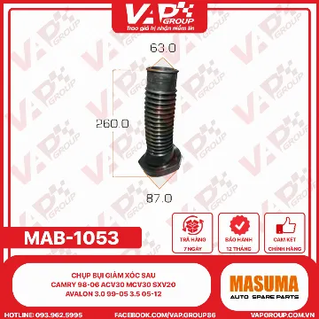 chụp bụi giảm xóc sau Camry 98-06 ACV30 MCV30 SXV20 Avalon 3.0 99-05 3.5 05-12