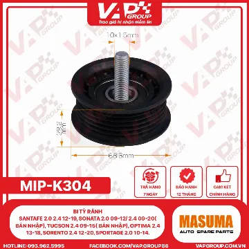 Bi tỳ rãnh santafe 2.0 2.4 12-19, Sonata 2.0 09-12/ 2.4 09-20( bản nhập), Tucson 2.4 09-15( bản nhập), Optima 2.4 13-18, Sorento 2.4 12-20, Sportage 2.0 10-14.