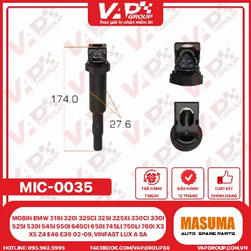 Mobin Bmw 318I 320I 325Ci 325I 325Xi 330Ci 330I 525I 530I 545I 550I 645Ci 650I 745Li 750Li 760I X3 X5 Z4 E46 E39 02-09, Vinfast Lux A SA