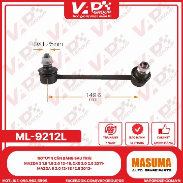 Rotuyn Cân Bằng Sau Trái Mazda 3 1.5 1.6 2.0 13-18, Cx5 2.0 2.5 2011-, Mazda 6 2.0 12-18 / 2.5 2012-