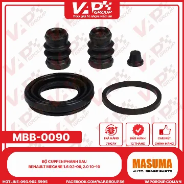 Bộ Cuppen Phanh sau Renault Megane 1.6 02-09, 2.0 10-16