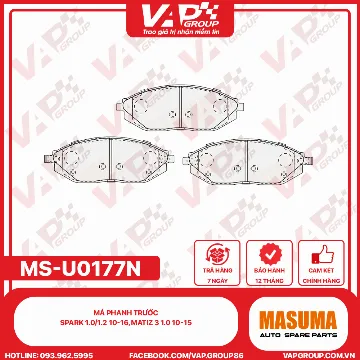 Má Phanh Trước Spark 1.0/1.2 10-16, Matiz 3 1.0 10-15