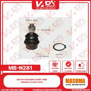 Rotuyn Trụ Đứng Trước Trên Navara 2.5 2005-2015