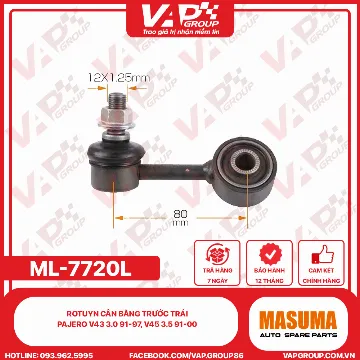Rotuyn cân bằng trước trái Pajero V43 3.0 91-97, V45 3.5 91-00