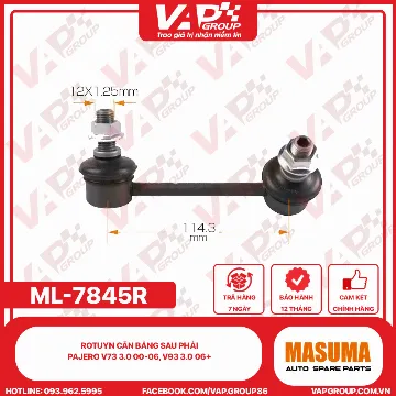 Rotuyn cân bằng sau phải Pajero V73 3.0 00-06, V93 3.0 06+