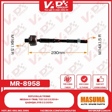 Rotuyn Lái Trong Nissan X-Trail T32 2.0 2.5 2014+ , Qashqai J11R 2.0 2015+