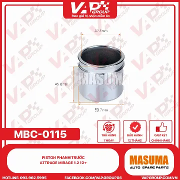 Piston phanh trước Attrage Mirage 1.2 12+