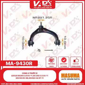 Càng A Trước R LEXUS Gs300 3.0 05-11, Gs 350 3.5 05-11, Gs430 05-08, Gs460 4.6 07-11.