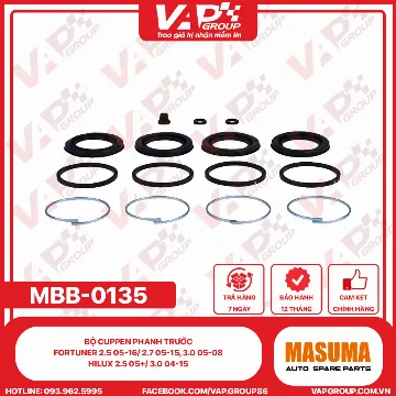 Bộ Cuppen Phanh Trước Fortuner 2.5 05-16/ 2.7 05-15, 3.0 05-08, Hilux 2.5 05+/ 3.0 04-15