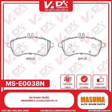 Má Phanh Trước Mercedes C-Class, E200 08-14