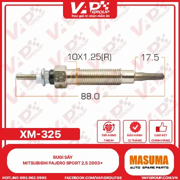 Bugi Sấy Mitsubishi Pajero Sport 2.5 2003+