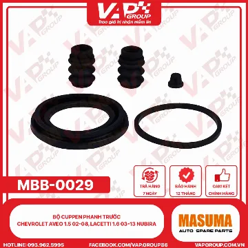 Bộ Cuppen Phanh Trước Chevrolet Aveo 1.5 02-08, Lacetti 1.6 03-13 NUBIRA