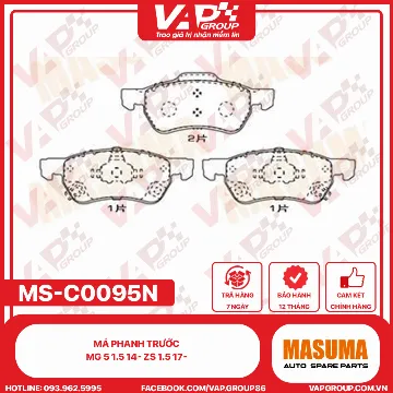 Má Phanh Trước Mg 5 1.5 14- Zs 1.5 17-