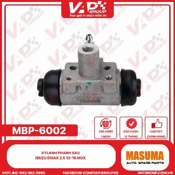 XYLANH PHANH SAU ISUZU Dmax 2.5 13-16 MUX