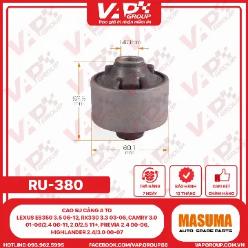 Cao Su Càng A To Lexus Es350 3.5 06-12, Rx330 3.3 03-06, Camry 3.0 01-06/2.4 06-11, 2.0/2.5 11+, Previa 2.4 00-06, Highlander 2.4/3.0 00-07