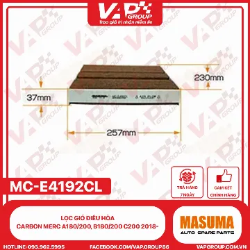 Lọc Gió Điều Hòa CARBON Merc A180/200, B180/200 C200 2018-