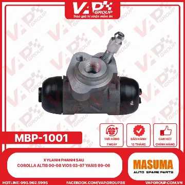 Xylanh phanh sau COROLLA Altis 00-08 Vios 03-07 Yaris 99-06