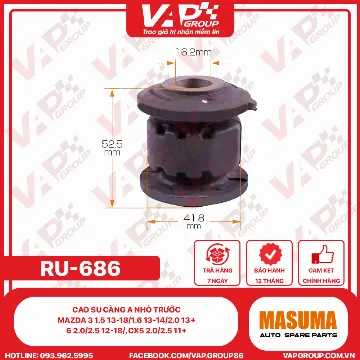 Cao Su Càng A Nhỏ Trước Mazda 3 1.5 13-18/1.6 13-14/2.0 13+, 6 2.0/2.5 12-18/, Cx5 2.0/2.5 11+