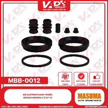Bộ Cuppen Phanh Trước Nissan Navara 3.2 97-12